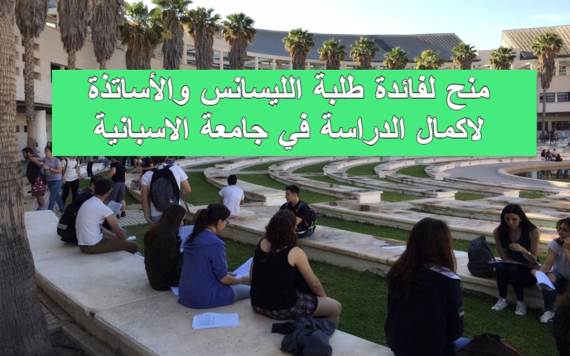 منح لفائدة طلبة الليسانس والأساتذة لاكمال الدراسة في جامعة Alicante الاسبانية