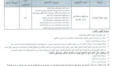اعلان المؤسسة العمومية للصحة الجوارية رأس العيون باتنة
