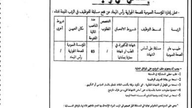 اعلان توظيف بالمؤسسة العمومية للصحة الجوارية رأس الميعاد