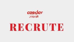 عرض عمل بشركة كوسيدار cosider construction قسنطينة 20 منصب