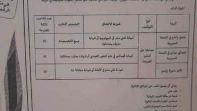 اعلان توظيف بالمؤسسة العمومية للصحة الجوارية بجليدة عين الدفلى