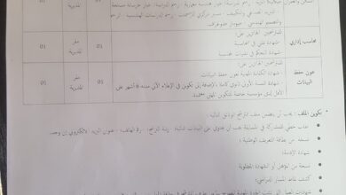 اعلان توظيف بالمديرية السكن والعمران لولاية المنيعة