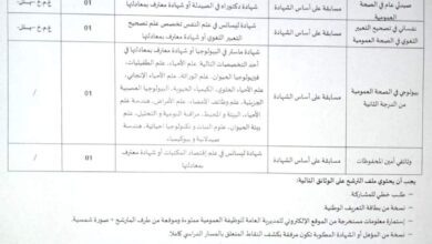 اعلان توظيف بالمؤسسة العمومية للصحة الجوارية يلل غليزان