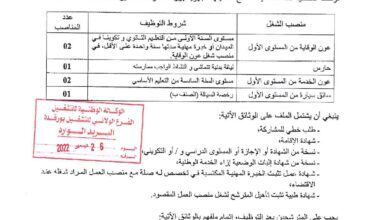 إعلان عن توظيف المفتشية العامة للمالية ورقلة