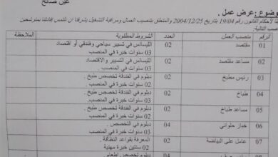 عرض عمل بشركة بايت كاترينغ BAYAT CATRING في مجالات الادارة والاطعام