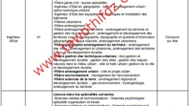 اعلان توظيف بمديرية التعمير والهندسة المعمارية والبناء تيميمون