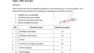 عرض عمل بشركة المنار للهندسة المدنية 147 منصب