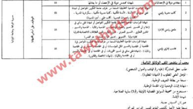 اعلان توظيف بمديرية البرمجة ومتابعة الميزانية تيميمون