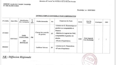 عرض عمل بمؤسسة سلسبيل بوقلاز بوثلجة خنشلة