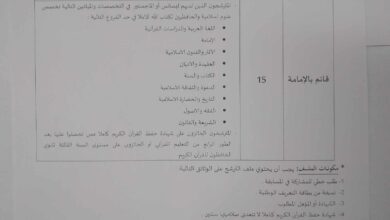 اعلان توظيف بمديرية الشؤون الدينية والأوقاف لولاية غليزان