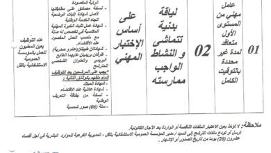 اعلان توظيف بالمؤسسة العمومية الاستشفائية بالقل سكيكدة