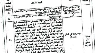 اعلان توظيف بمديرية النقل لولاية بني عباس 29 منصب اداري
