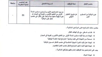 اعلان توظيف بالمؤسسة العمومية الاستشفائية بأميزور بجاية