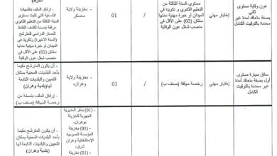 اعلان توظيف بالمديرية الجهوية للخزينة بوهران ولايات وهران ومعسكر