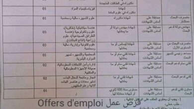 اعلان عن فتح مسابقة توظيف في المركز الوطني للدراسات والابحاث