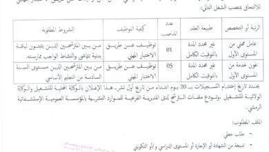 اعلان توظيف بالمؤسسة العمومية الاستشفائية الرمشي تلمسان