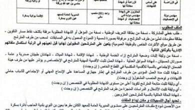 اعلان توظيف بالمعهد التقني لتنمية الزراعة الصحراوية عين بن نوي بسكرة و ورقلة