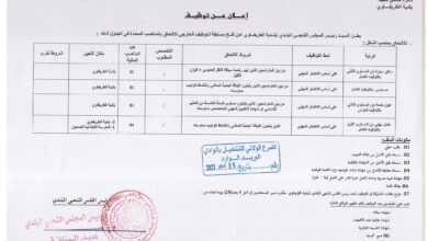 اعلان توظيف ببلدية الطريفاوي ولاية الوادي