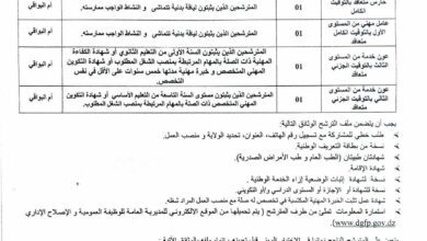 اعلان توظيف بالمركز الجزائري لمراقبة النوعية و الرزم لولاية أم البواقي وباتنة والشلف