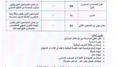 اعلان توظيف بالمعهد الوطني المتخصص في التكوين المهني عبد الحق بن حمودة بأقبو بجاية