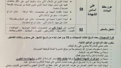 اعلان توظيف بمديرية التربية لولاية جيجل