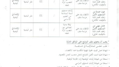 اعلان توظيف ببلدية سيدي سميان ولاية تيبازة