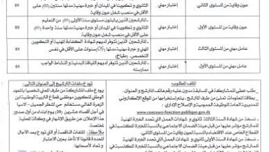 اعلان توظيف بالمعهد الوطني لتكوين موظفي قطاع التربية الوطنية مستغانم