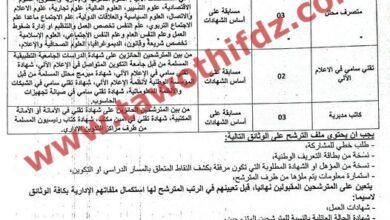 اعلان مسابقة توظيف وطنية بوكالة الوطنية لزرع الأعضاء