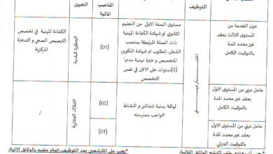 اعلان توظيف ببلدية بن مهيدي ولاية الطارف