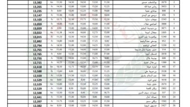 اعلان عن نتائج المدرسة العليا للقضاء