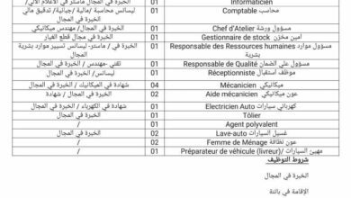تعلن شركة JAC AUTO للسيارات عن فتح 28 منصب عمل بأجور محفزة