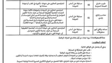 اعلان توظيف بالمؤسسة العمومية للصحة الجوارية بالطالب العربي الوادي