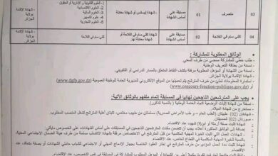 اعلان توظيف بالمديرية المصالح الفلاحية والتنمية الريفية ولاية الجزائر
