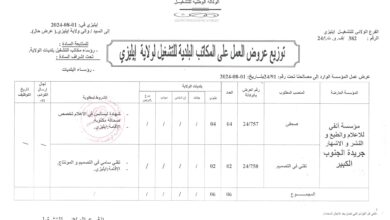 اعلان توظيف بمؤسسة أنفي للإعلام والطبع والنشر والإشهار جريدة الجنوب الكبير