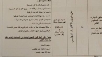 اعلان توظيف المؤسسة العمومية الاستشفائية بالصبحة الشلف