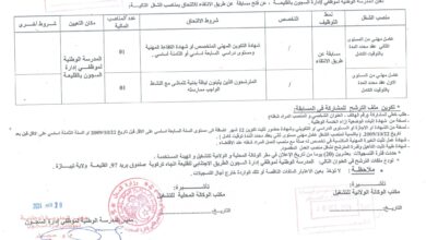 اعلان توظيف بالمدرسة الوطنية لموظفي إدارة السجون بالقليعة تيبازة