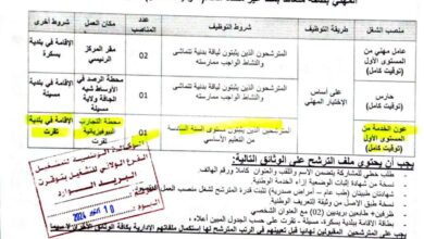 اعلان توظيف خاص بمركز البحث العلمي والتقني بسكرة المسيلة تقرت