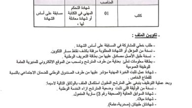 اعلان توظيف بمدرسة الأطفال المعوقين سمعيا بفرجيوة ولاية ميلة