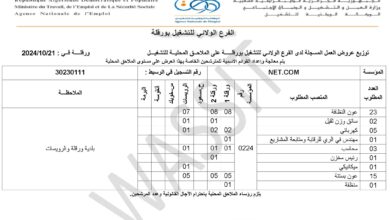 عرض عمل بشركة نات كوم 110 منصب