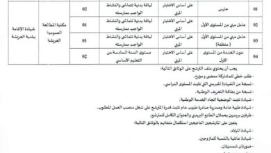فتح توظيف بالمكتبة الرئيسية للمطالعة العمومية لولاية تلمسان