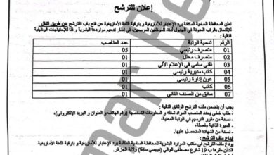 مسابقة توظيف بالمحافظة السامية المكلفة برد الاعتبار للأمازيغية و بترقية اللغة الأمازيغية