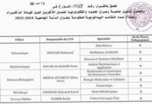 عدد المقاعد البيداغوجية بجامعة وهران ومستغانم في مسابقة الدكتوراه 2025