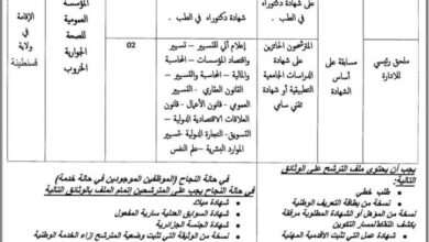 مسابقة توظيف بالمؤسسة العمومية للصحة الجوارية بالخروب قسنطينة