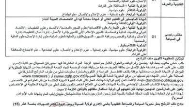 مسابقة توظيف بمديرية السياحة والصناعة التقليدية لولاية المسيلة