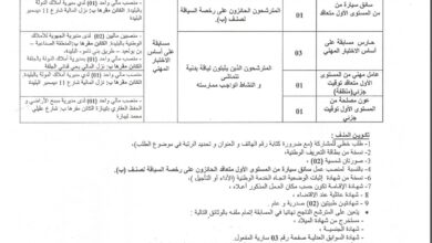 مسابقة توظيف المديرية الجهوية للأملاك الوطنية بالبليدة ولايات البليدة.الجلفة.تيبازة