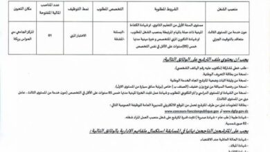 فتح توظيف بالمركز الجامعي سي الحواس بريكة