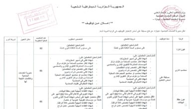 مسابقة توظيف بمديرية الخدمات الجامعية تيبازة