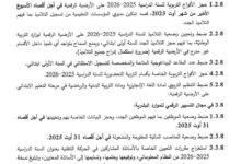 بيان وزاري: فتح منصة التعاقد للأساتذة وإطلاق مسابقة للأسلاك الادارية