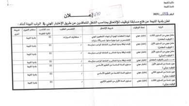 مسابقة توظيف ببلدية المنيعة