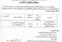 اعلان توظيف بمركز التكوين المهني والتمهين جلولي ميسوم تيارت